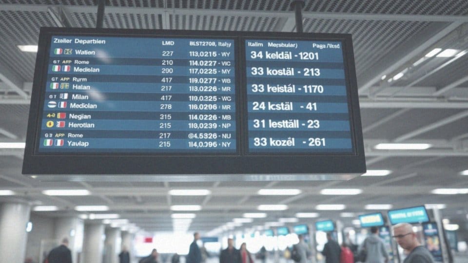 Jakie są koszty biletów lotniczych do Włoch w obie strony?