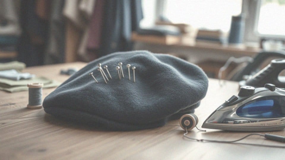 Jak przygotować beret przed naszywaniem stopnia?