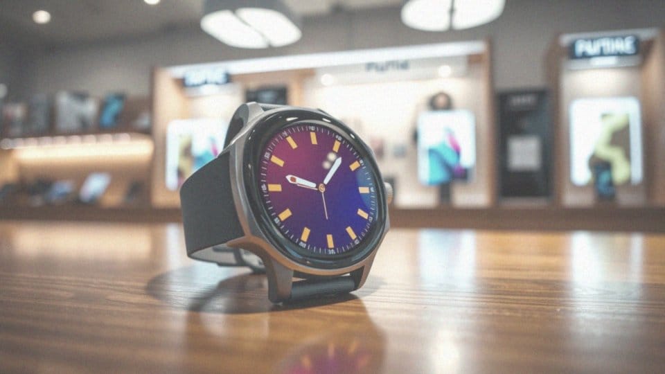 Jaki rodzaj wyświetlacza posiada smartwatch?