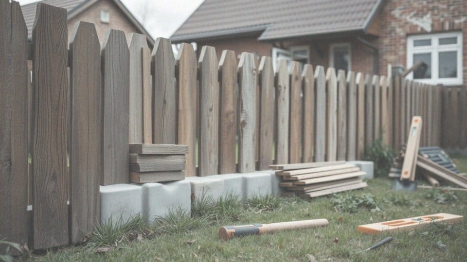 Jakie są główne etapy modernizacji starego ogrodzenia?