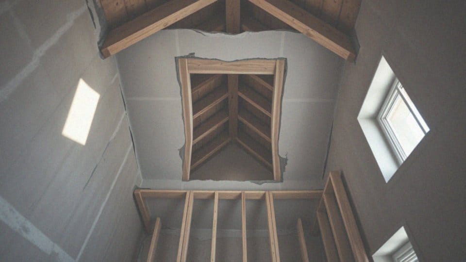 Montaż schodów strychowych w suficie podwieszanym – praktyczny przewodnik